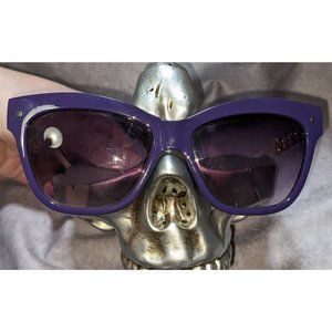 Purple Gold And Cream Sunglasses